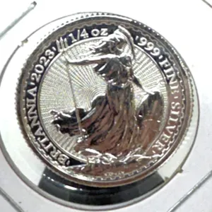 2023 Britannia 1/4 oz Silver Coin, Charles III