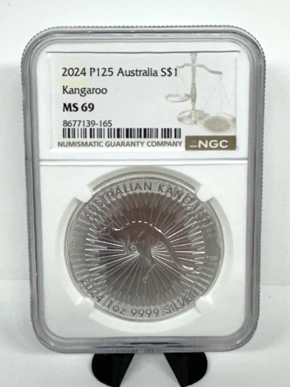 2024 P125 Australia $1 Kangaroo MS69 NGC