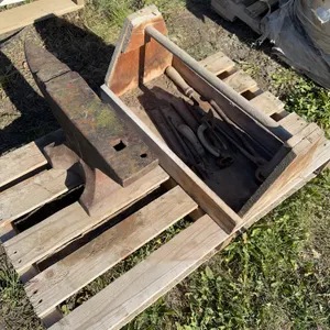 Anvil, wooden tool holder with misc tools