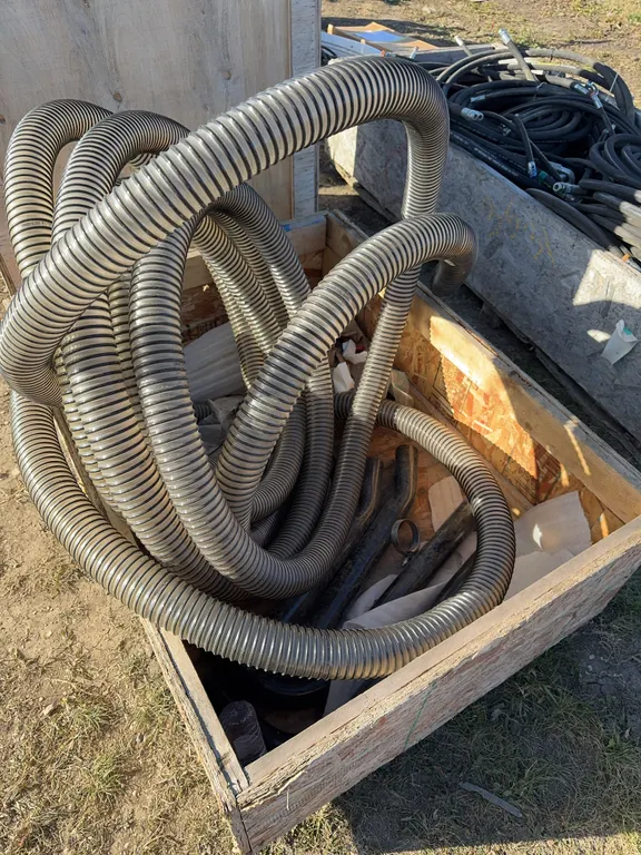 Bourgault manifold pieces and 2-12” ID hose