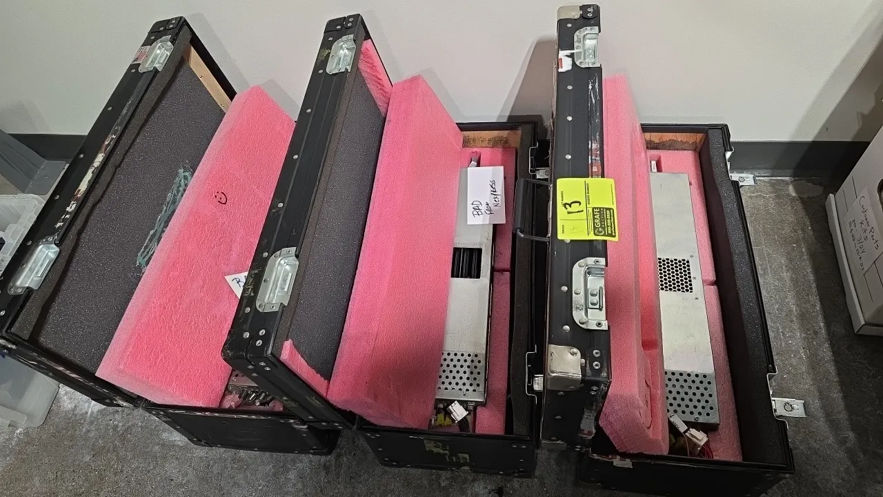 Evolve Additive Solutions imaging exposure modules. Lot includes (3) modules with part numbers M0336-0344 (Lens: 33080270206), M0128-0109 (Lens: 56480