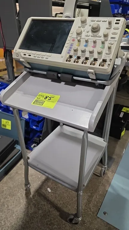 Tektronix DPO4034B digital phosphor oscilloscope. Features 4 channels, 350 MHz bandwidth, and 2.5 GS/s sample rate. S/N: C030755. Includes soft access