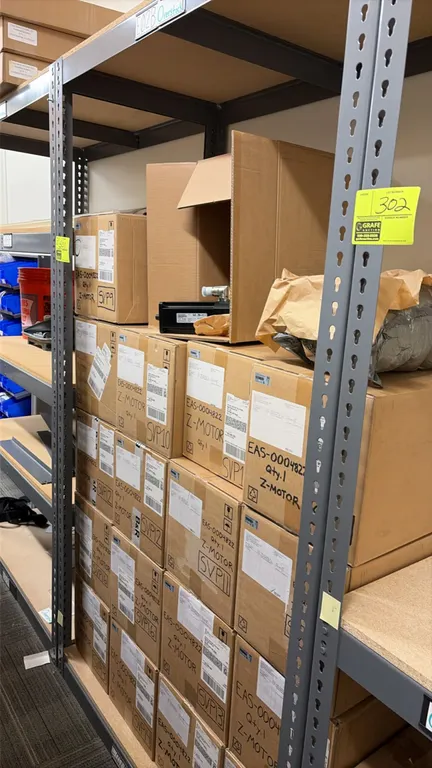 2024 B&R Industrial Automation 8LSA37.DA060S200-3 synchronous servo motors and light-duty racking. Features 48" x 24" x 84" racking. Motor specificati