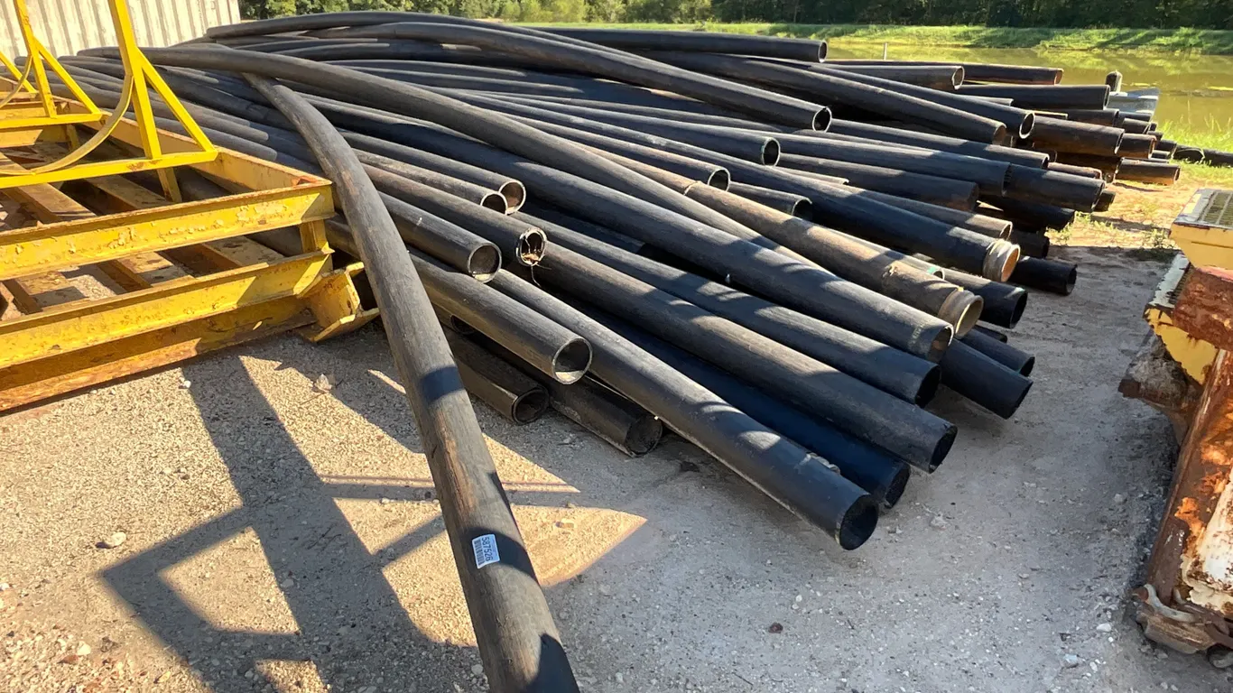 BUNDLE OF 6 IN. X 37 FT POLY PIPE