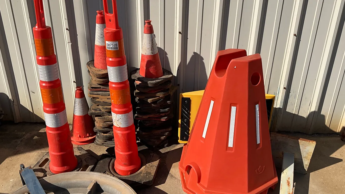 QTY OF (46) SAFETY CONES