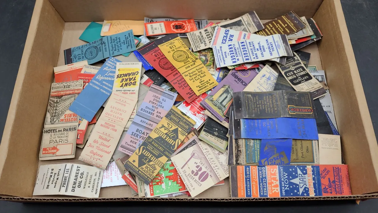 1930’s & 1940’s MATCH BOOKS