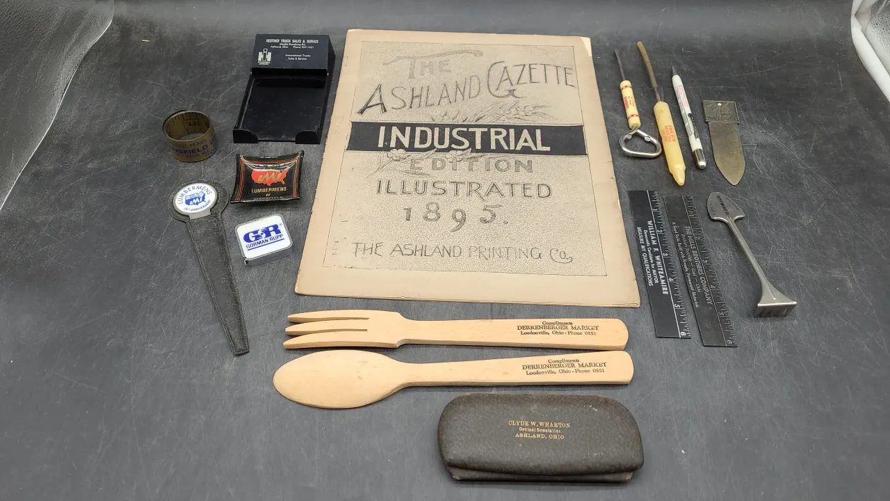 ASHLAND GAZETTE INDUSTRIAL EDITION & ADVERTISING ITEMS