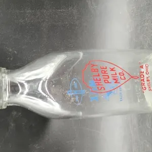 VINTAGE SHELBY, OHIO PURE MILK BOTTLE