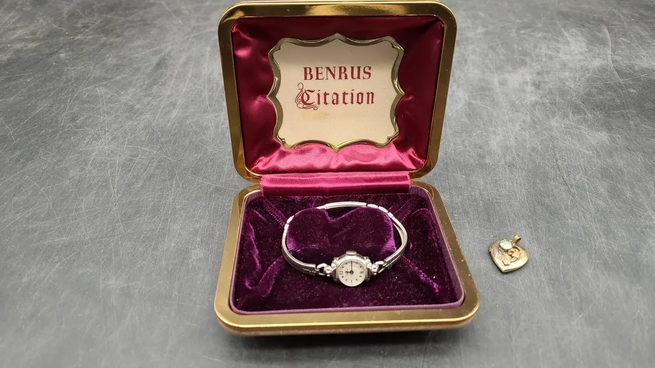 JEWELRY-WATCH & HEART PENDANT (1/20 12KGF)