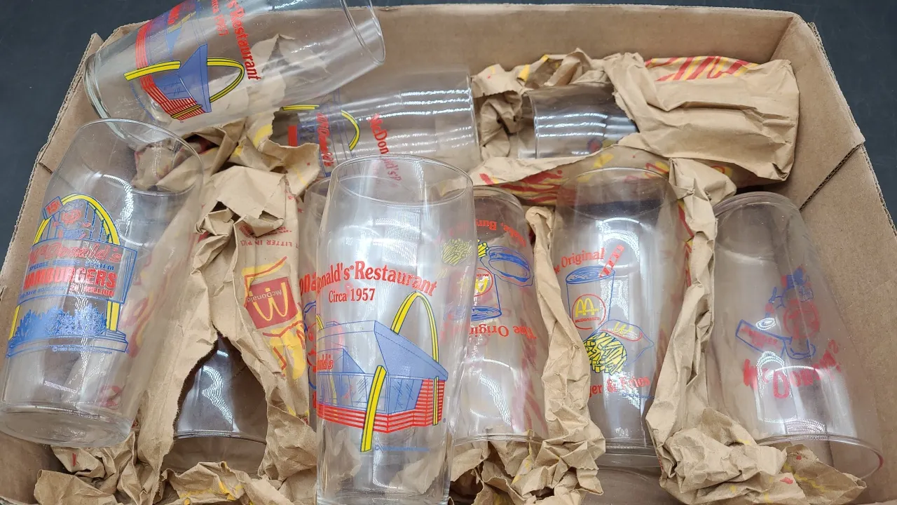 McDONALD’S GLASSES - CIRCA 1957