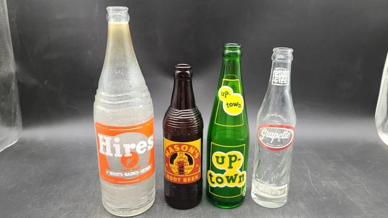 VINTAGE SODA BOTTLES