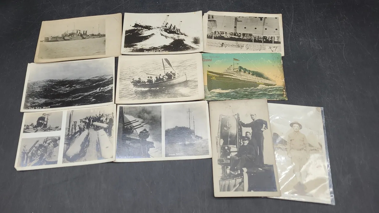 VINTAGE MILITARY POSTCARDS
