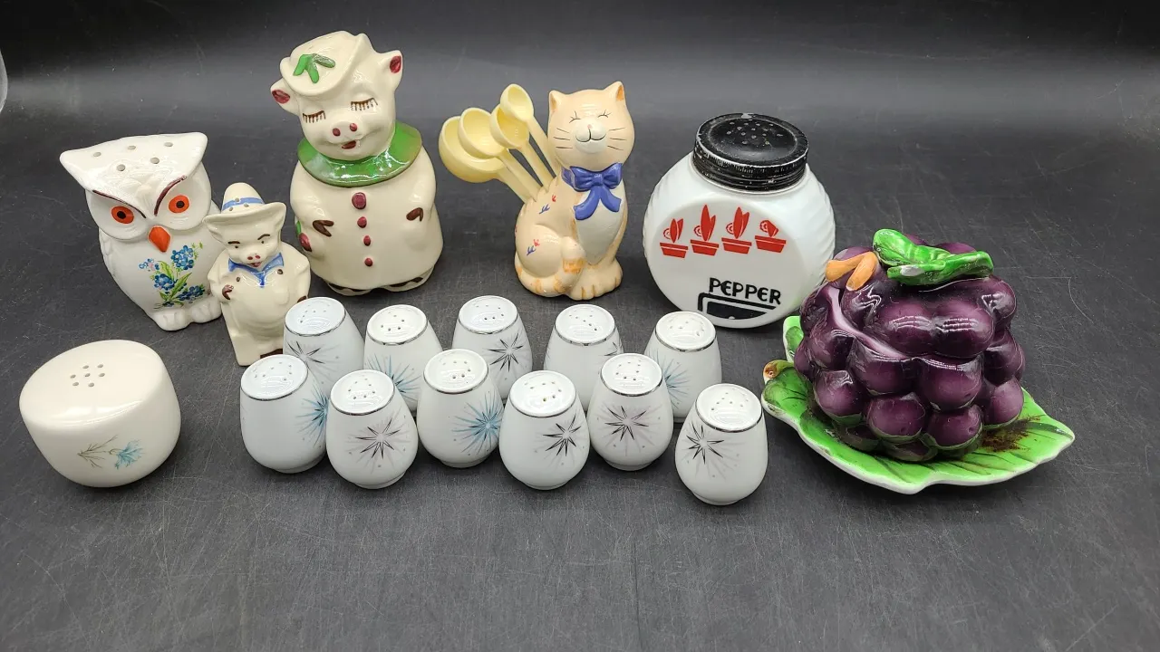 SALT & PEPPER SHAKER & more