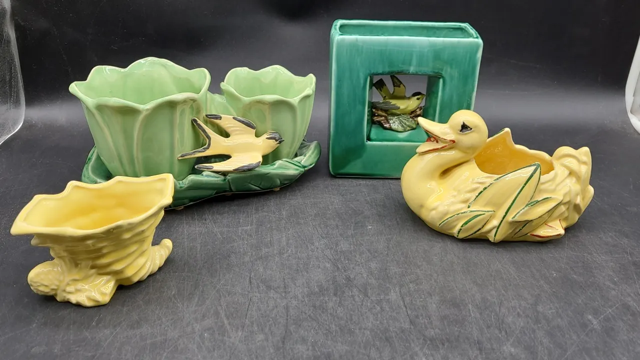 McCOY POTTERY BIRDS & more