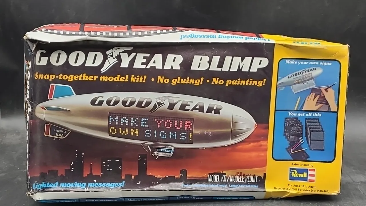 GOOD YEAR BLIMP model kit- used condition