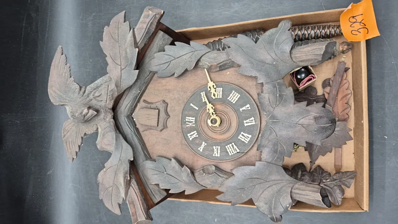 AMERICAN CUCKOO CLOCK CO. With weights