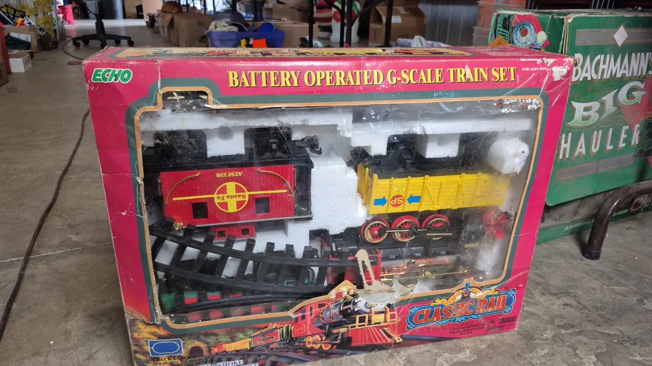 ECHO BATTERY OPERATED G-SCALE TRAIN SET