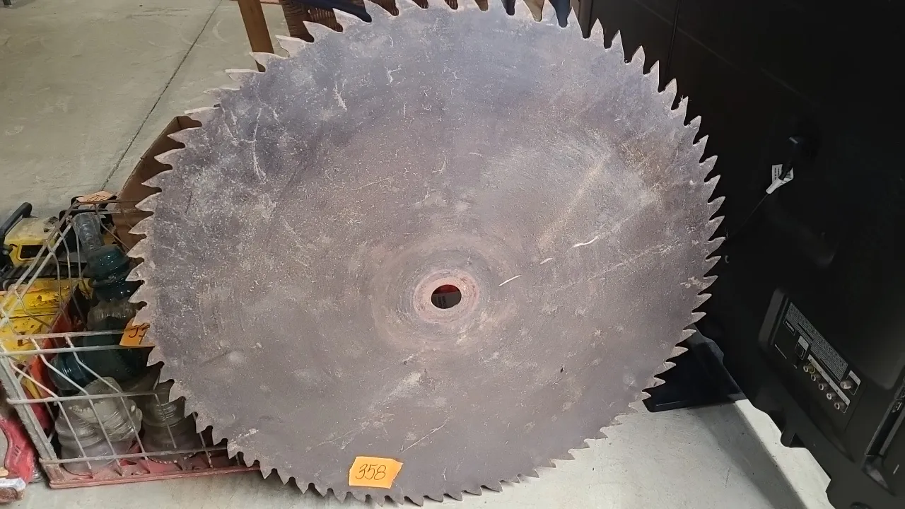 VINTAGE CIRCULAR BUZZ SAW BLADE