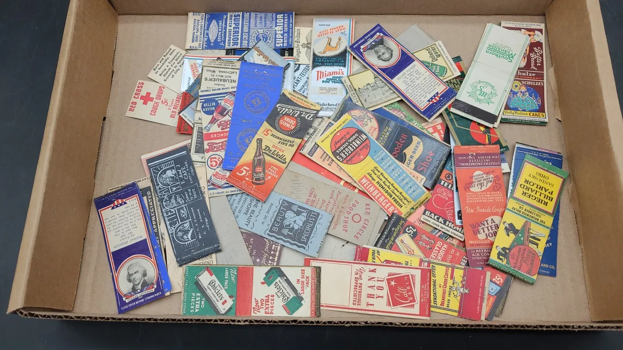 VINTAGE MATCHBOOK COVERS