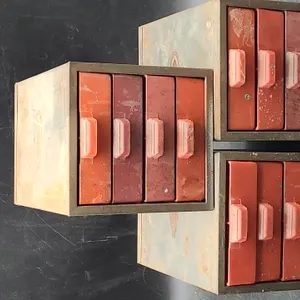 METAL HARDWARE CADDIES WITH PLASTIC DRAWERS