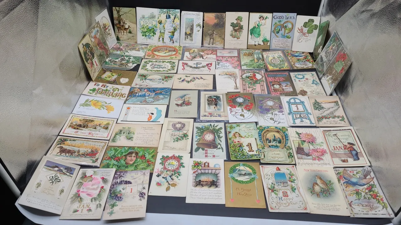 ASSORTED HOLIDAY and WINTER POSTCARDS