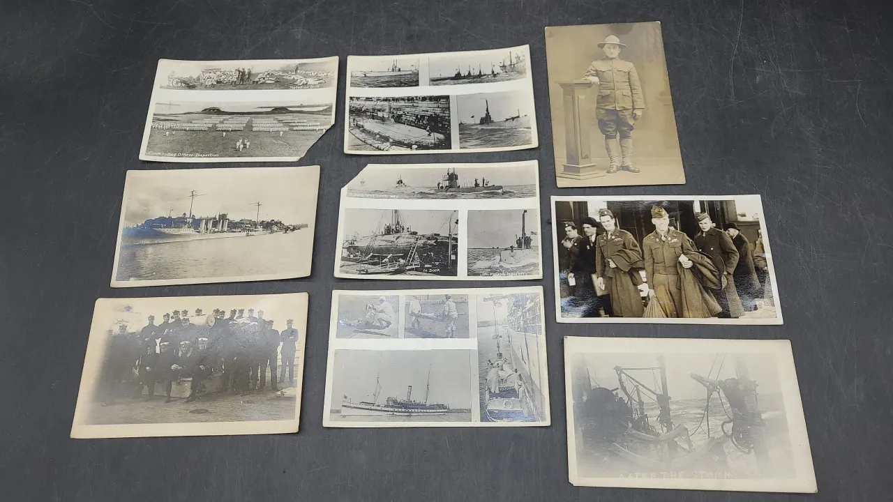 VINTAGE MILITARY POSTCARDS