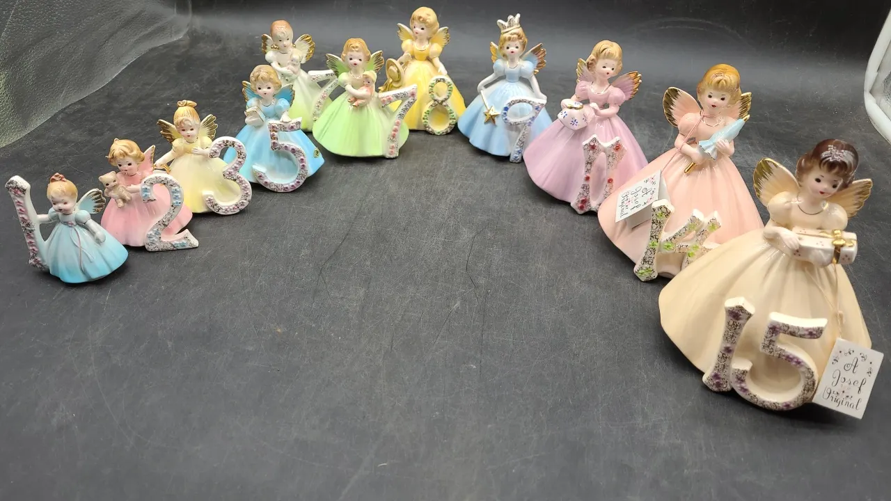 JOSEF ORIGINAL PORCELAIN BIRTHDAY FIGURINES