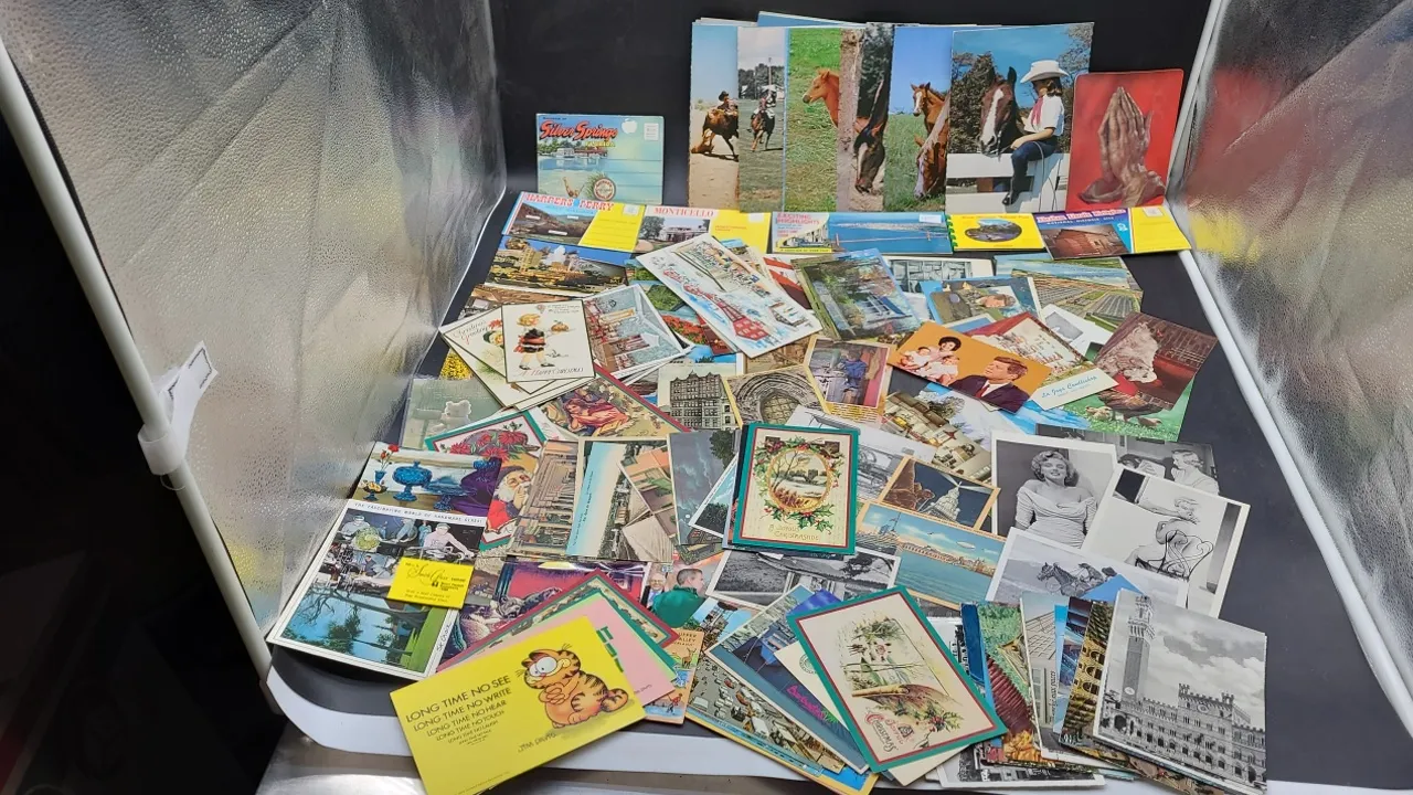 VINTAGE TRAVEL POSTCARDS, OVER SIZED and more