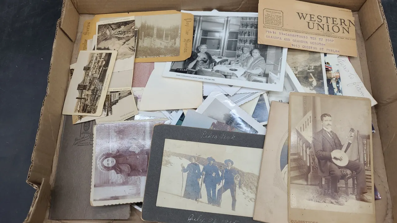 EARLY PHOTOS & some EPHEMERA