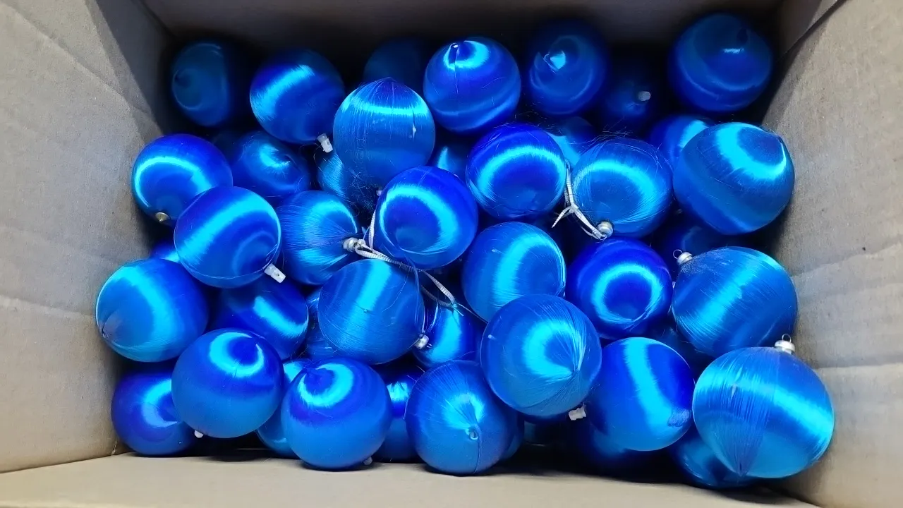 CHRISTMAS ORNAMENTS- BLUE