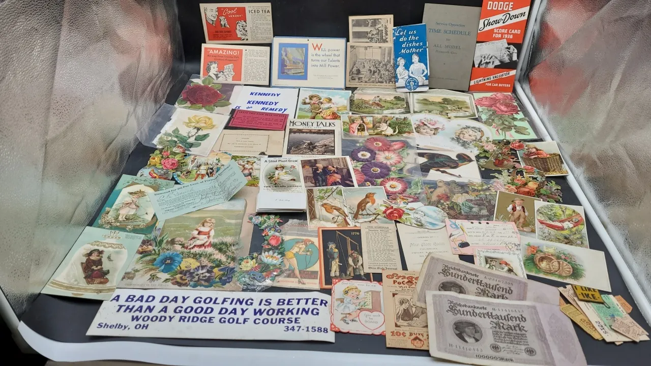 VINTAGE EPHEMERA & ADVERTISING