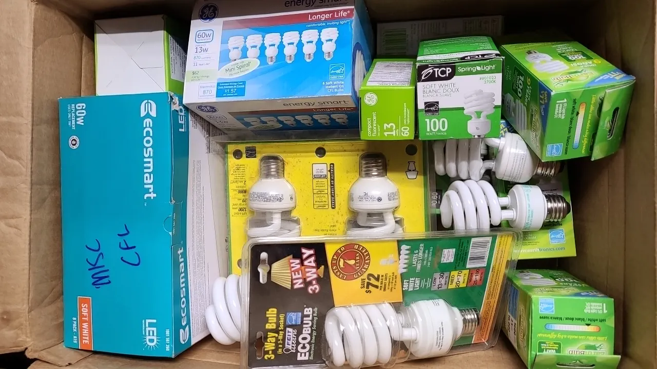 VARIOUS LIGHT BULBS