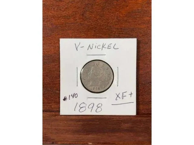 1898 V Nickel XF+