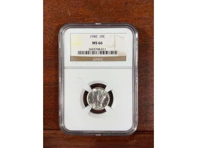 1940 Mercury Dime NGC MS 66