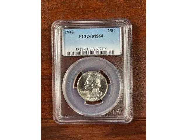 1942 Washington Quarter PCGS MS 64