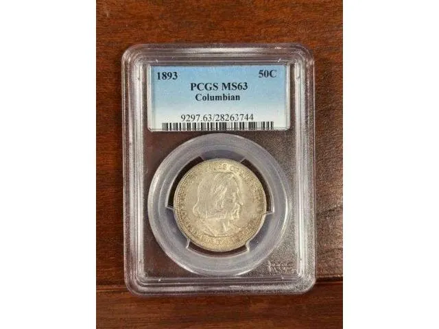 1893 Colombian Commemorative Half PCGS MS63