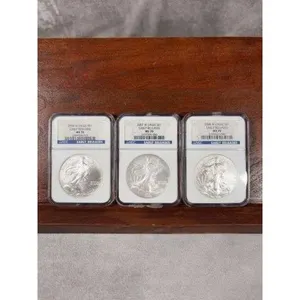 2006W, 2007W, 2007W Silver Eagles NGC MS 70