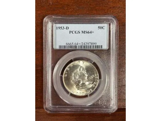 1953D Franklin Half PCGS MS 64+