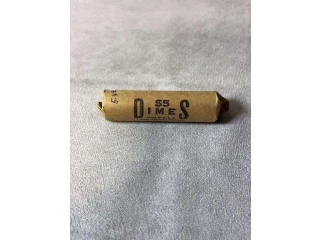 Roll Of Silver Roosevelt Dimes