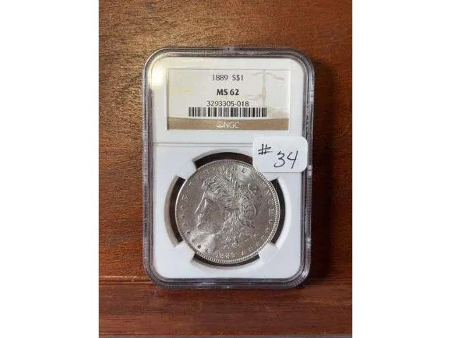 1889 Morgan Dollar NGC MS 62