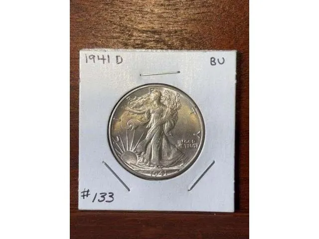 1941D Walking Liberty Half BU
