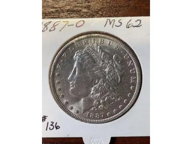 1887O Morgan Dollar BU