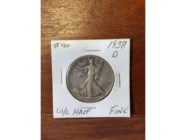 1928D Walking Liberty Half F