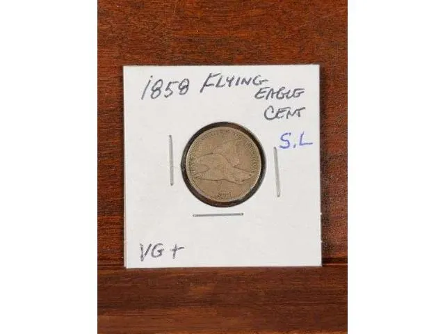 1858 Flying Eagle Cent F