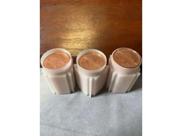 3 Rolls Of .999 Copper Rounds
