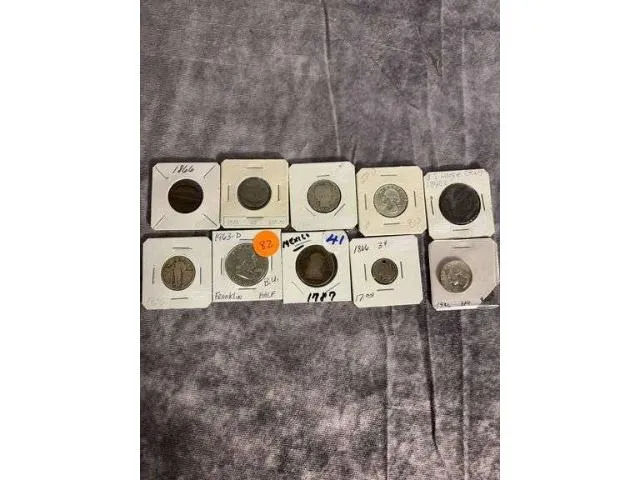 Miscellaneous Lot Of Coins Including Silver