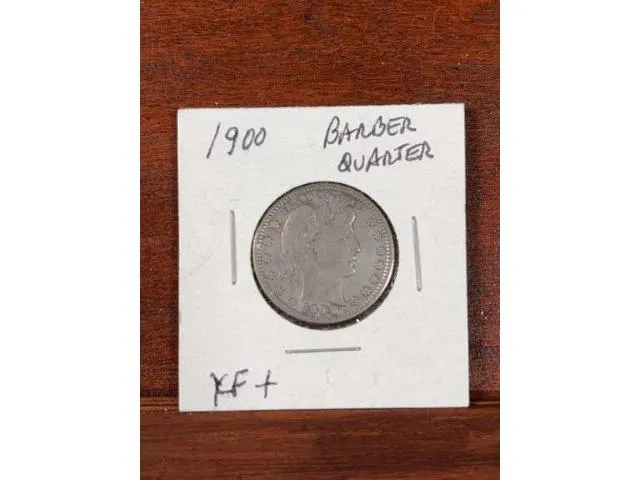 1900 Barber Quarter XF+