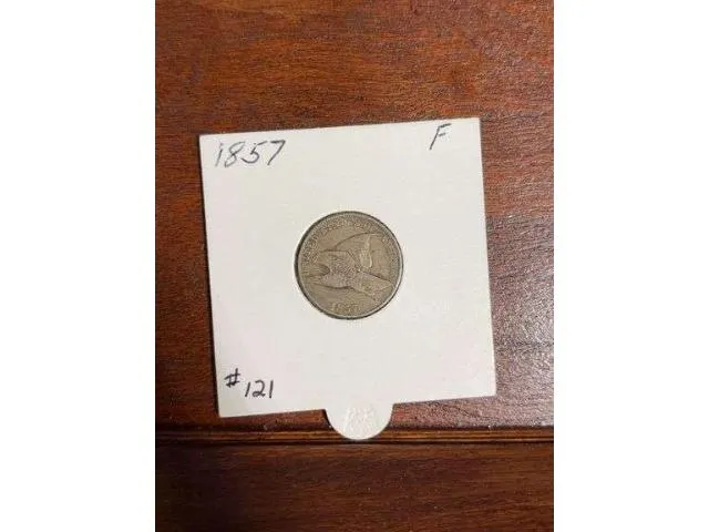 1857 Flying Eagle Cent F