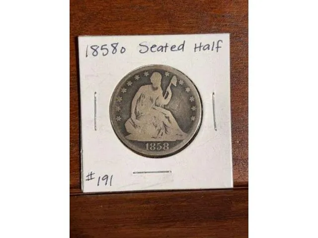 1858O Seated Half G