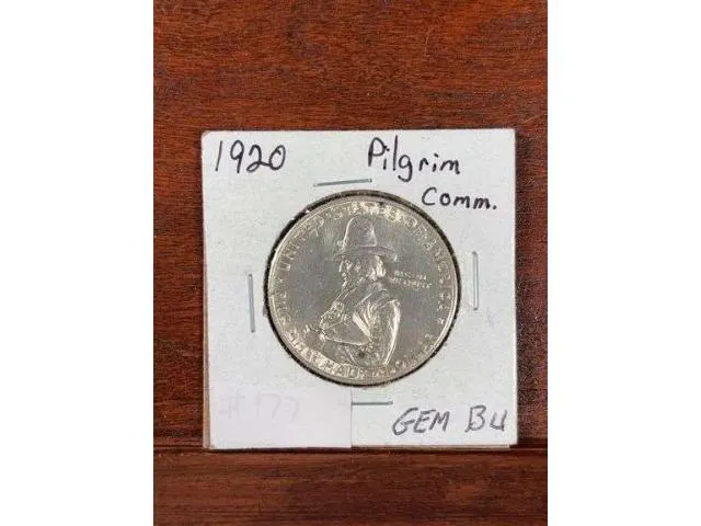 1920 Pilgrim Commemorative Half BU